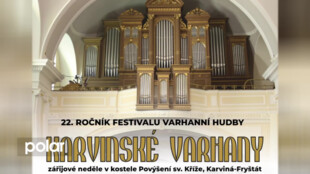 V Karviné proběhne další ročník festivalu Karvinské varhany