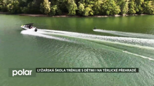 Lyžařská škola trénuje s dětmi i na Těrlické přehradě