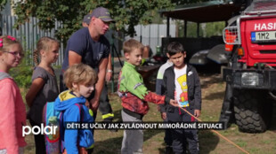 Děti z Opavska se učily jak se chovat při mimořádných situacích jako jsou například požáry či povodně