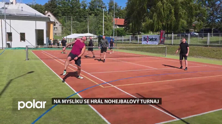 Na Myslíku týmy sehrály tradiční nohejbalový turnaj