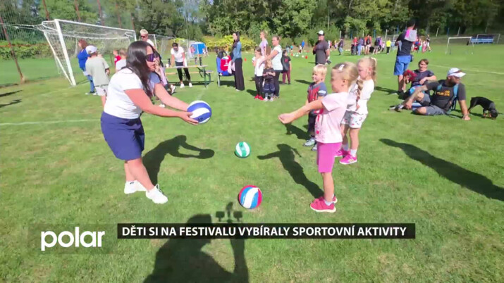 Děti si v Jablunkově na festivalu vybíraly sportovní aktivity