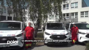 Na Bruntálsku vyjelo do ulic šest nových sanitních vozů. Investice přesáhla 12 milionů korun
