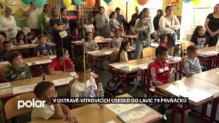 Prvňáčci v Ostravě-Vítkovicích zaplnili hned čtyři třídy