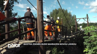 Začala stavba lávky přes Ondřejnici. Zdeněk musel být zbourán