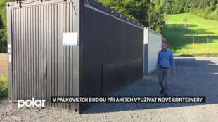 V Palkovicích budou při akcích využívat nové kontejnery