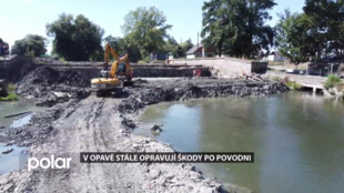 Vojenský splav v opavských Městských sadech prochází kompletní rekonstrukcí. Pořádně zabrat mu daly povodně