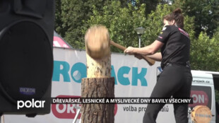 Dřevařské, lesnické a myslivecké dny v Rýmařově bavily a poučily děti i dospělé
