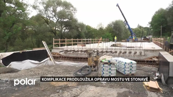 Komplikace prodloužila opravu mostu ve Stonavě