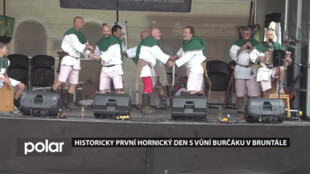Historicky první Hornický den s vůní burčáku v centru Bruntálu