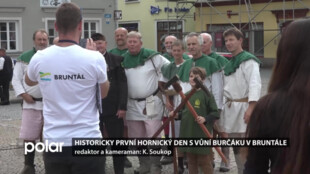Historicky první Hornický den s vůní burčáku v centru Bruntálu