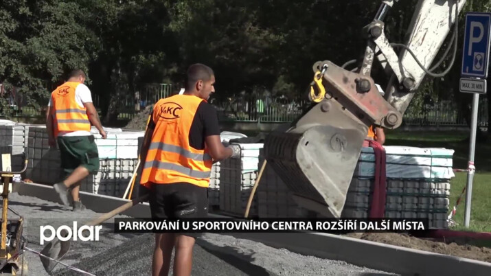 Parkování u sportovního centra rozšíří další místa