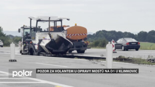ŘSD opravuje mosty na D1 u Klimkovic