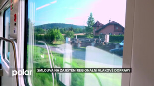 Kraj uzavřel novou smlouvu na zajištění regionální vlakové dopravy