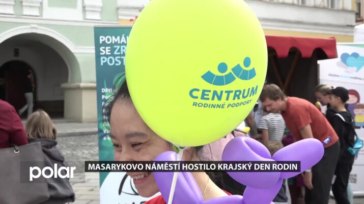 Masarykovo náměstí hostilo krajský Den rodin