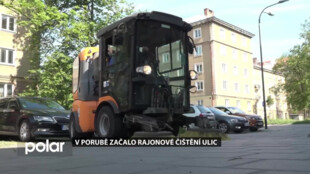 V Porubě začalo rajonové čištění ulic. Upozorňují na něj s předstihem dopravní značky