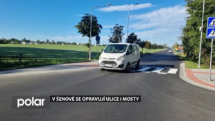 V Šenově opravili důležité komunikace a staví se mosty