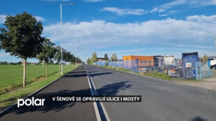 Šenovské ulice Volenská a Škrbeňská jsou opraveny. Také se staví mosty stržené povodní