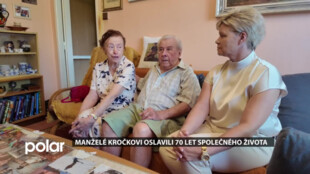 Manželé Kročkovi z Havířova oslavili 70 let společného života a mají jednu radu