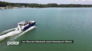 Mezi třemi přístavišti na Těrlické přehradě jezdí pravidelný přívoz