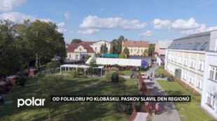 Od folkloru po klobásku. Paskov slavil den regionů.
