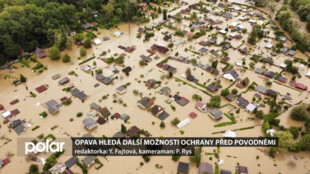 Opava hledá další možnosti, jak se lépe chránit před velkou vodou. Pomůže nové hydraulické modelování