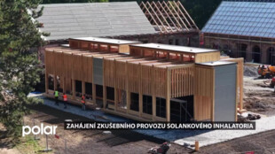 Zahájení zkušebního provozu nového solankového inhalatoria