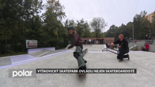 Nejen skateboardisté ukázali, co po rekonstrukci nabízí výškovický skatepark