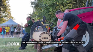 Na Myslíku se opět soutěžilo o nejlepšího dřevorubce