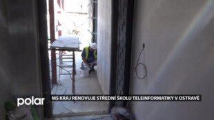 Střední škola teleinformatiky v Ostravě - Porubě prochází rekonstrukcí