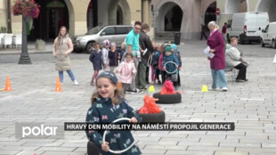 Hravý den mobility na náměstí propojil generace