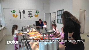 Rautové obědy na ZŠ M. Kudeříkové v Havířově snížily množství odpadu až o 90 procent