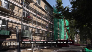 Poruba rekonstruuje domy na Dělnické ulici. Celkem se jedná o čtyři vchody