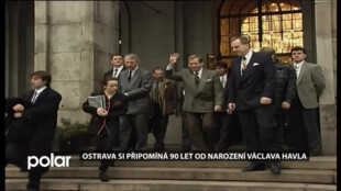 Ostrava si připomíná 90. let od narození Václava Havla.
