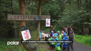 Děti v Dubině poznávaly přírodu všemi smysly