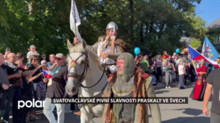 Svatováclavské pivní slavnosti zaplnili areál u Zámku Zábřeh