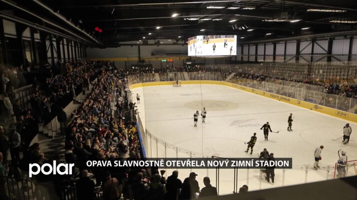 Opava po třech letech slavnostně otevřela zrekonstruovaný zimní stadion