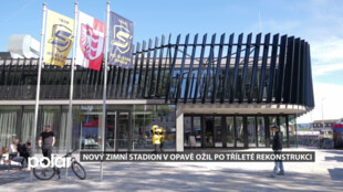 Komentované prohlídky, krasobruslařské exhibice, veřejné bruslení. Nový zimní stadion v Opavě ožil po tříleté rekonstrukci