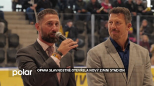 Opava slavnostně otevřela nový zimní stadion. Na tenhle okamžik čekali opavští hokejisté i fanoušci více než tři roky
