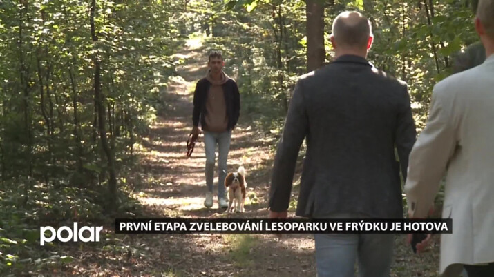 Lesopark ve Frýdku získává novou podobu, první etapa skončila