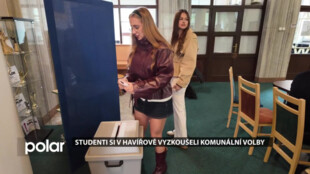 Studenti si v Havířově vyzkoušeli komunální volby