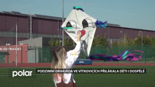 Draci ovládli nebe nad Vítkovicemi. Drakiáda bavila děti i dospělé.