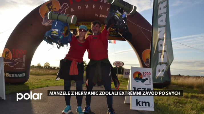 Neuvěřitelný fyzický výkon. Manželé z Heřmanic ušli tisíc mil napříč Českem a Slovenskem