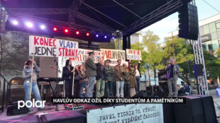 Havlův odkaz v Ostravě ožil díky studentům a pamětníkům