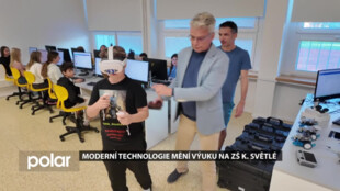 Moderní technologie mění výuku na ZŠ K. Světlé