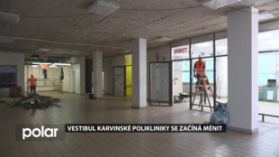Vestibul městské polikliniky se začíná měnit