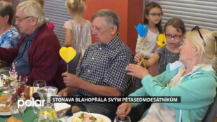Stonava na slavnostním setkání blahopřála svým pětasedmdesátníkům