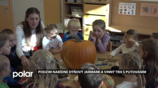 Podzim nabídne vinný trh s putováním a jarmark, který děti zkrášlí zdobenými dýněmi