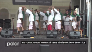 V Bruntále se konal první Hornický den a mistrovství ČR ve štípání břidlice