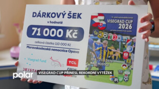 Visegrad Cup přinesl rekordní výtěžek. Peníze putovaly opavské nemocnici a seniorům v Kravařích