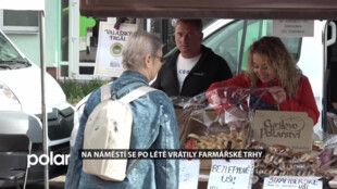 Na náměstí se po létě vrátily farmářské trhy